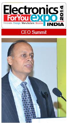 Dr Ajay Kumar, joint secretary, DeitY, addressing CEO Summit at EFY Expo 2014