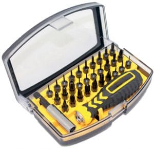 Security Bit Precision Screwdriver Set T2 T3 T4 T6 to T30 and Extension 32pcs