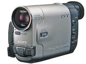 The first collaboration between Sony and Zeiss, Sony Handycam CCD-TR555