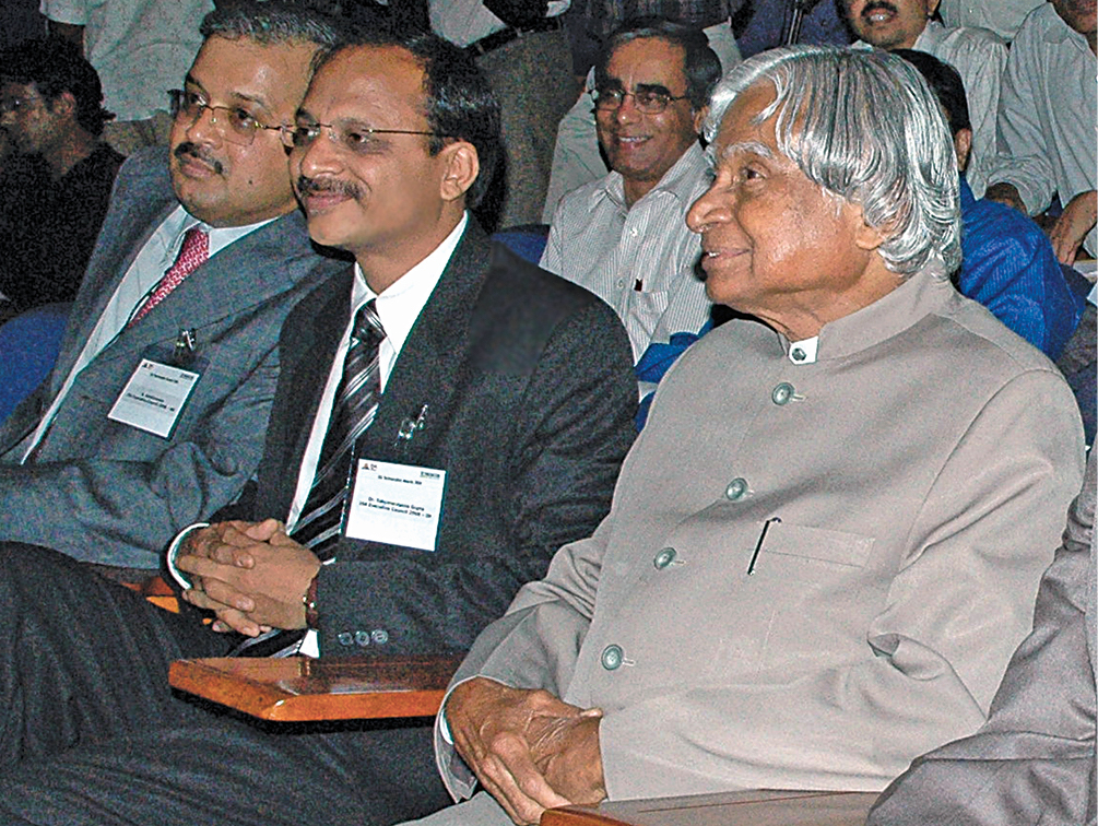 Dr Satya Gupta with Dr A.P.J. Kalam 