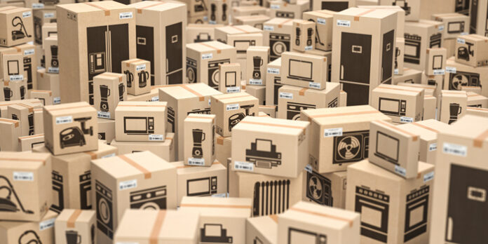 E-commerce, Merchandise, Appliance, Electronics Industry, Cardboard Box