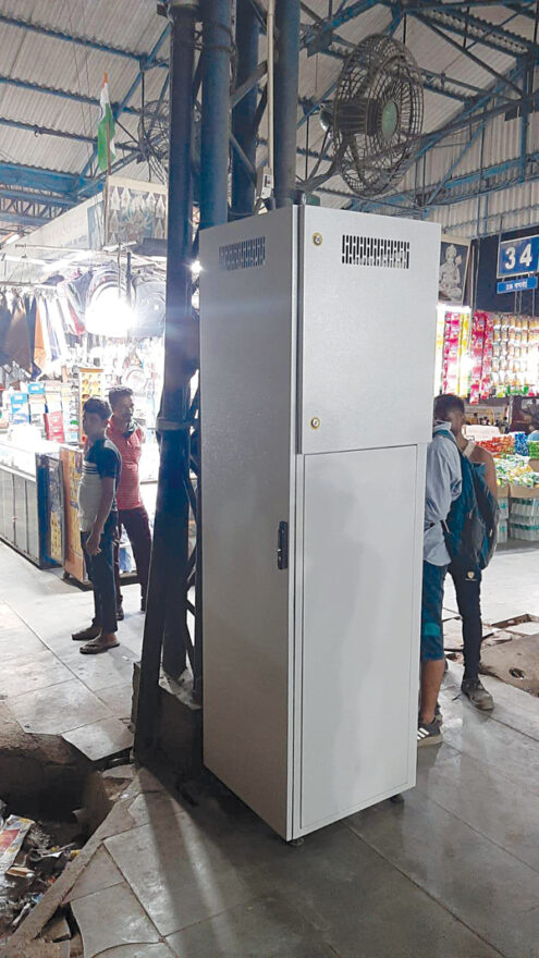 Ambient Air Purification System installed at Anand Vihar, New Delhi